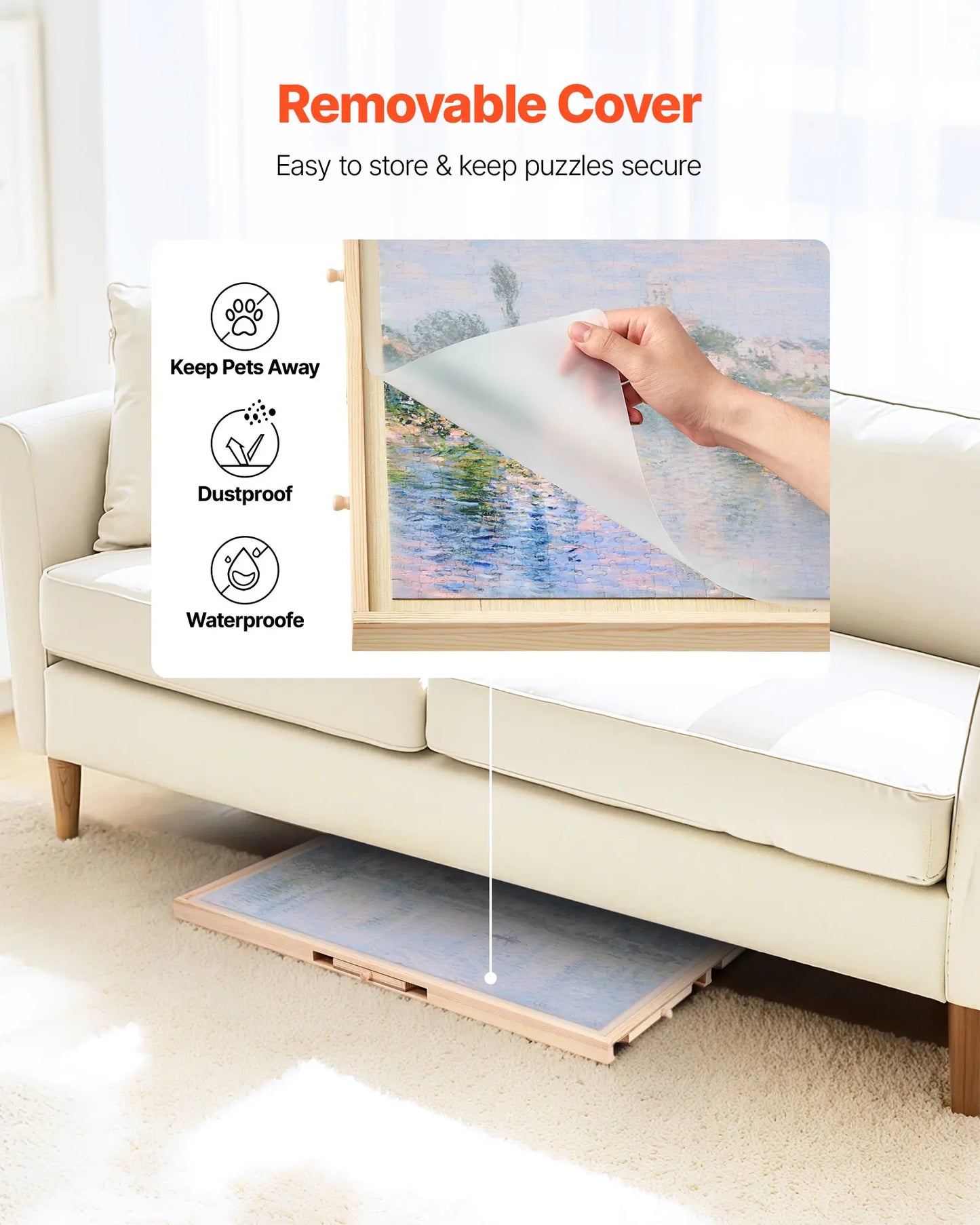 Planche rotative pour Puzzle 1000 Pièces avec bacs de tri