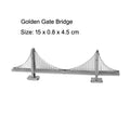 Puzzle Métal 3D - Monuments | Pont du Golden Gate, San Francisco