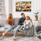 Puzzle 1000 Pièces - Chats en Cuisine (Animaux, Art)