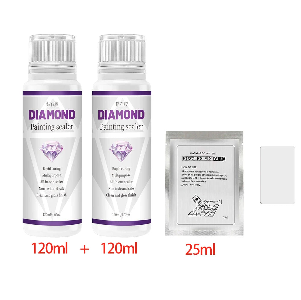 Colle pour Puzzle - Tenue continue et effet Brillant