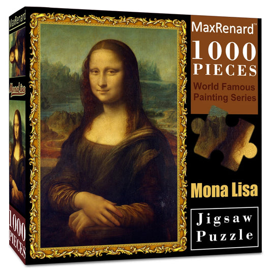 Puzzle 1000 Pièces - Mona Lisa, La Joconde (Art, Adulte)