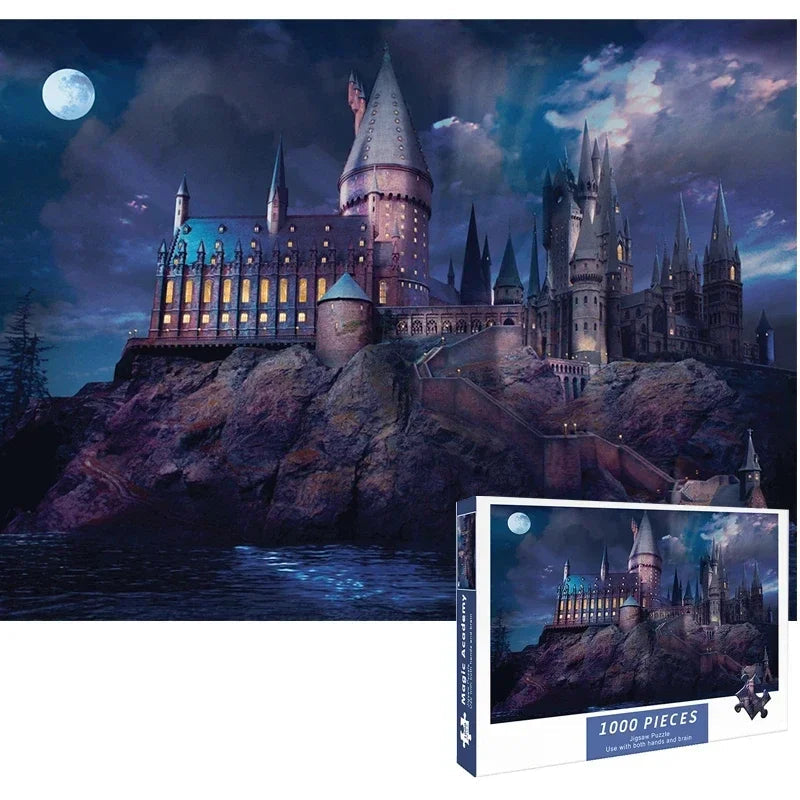 Puzzle 1000 Pièces - Chateau Enchanté (Paysage, Adulte)