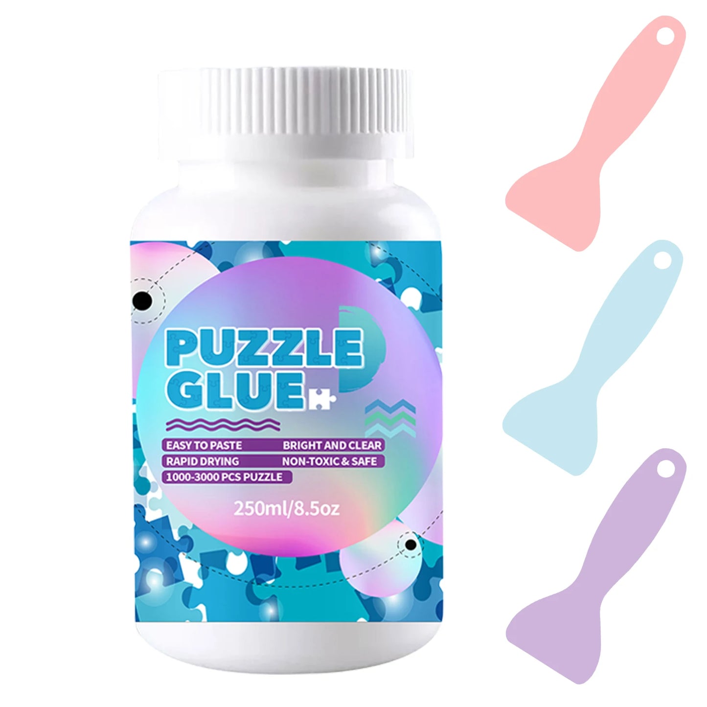 Colle pour puzzle avec applicateur