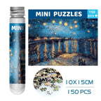 Mini Puzzle 150 Pièces - Nuit Étoilée sur le Rhône, Van Gogh (Art, Adulte)