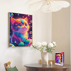 Puzzle Chat & Bulles Colorées - Rêve Onirique - 1000 Pièces