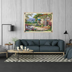 Puzzle 1000 Pièces - Jardin Fleuri (Paysage, Adulte)