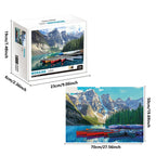 Puzzle 1000 Pièces - Le Lac Moraine, Canada (Paysage, Adulte)