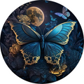 Puzzle en bois Papillon de Nuit – Illustration nocturne artistique
