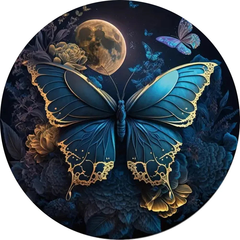 Puzzle en bois Papillon de Nuit – Illustration nocturne artistique