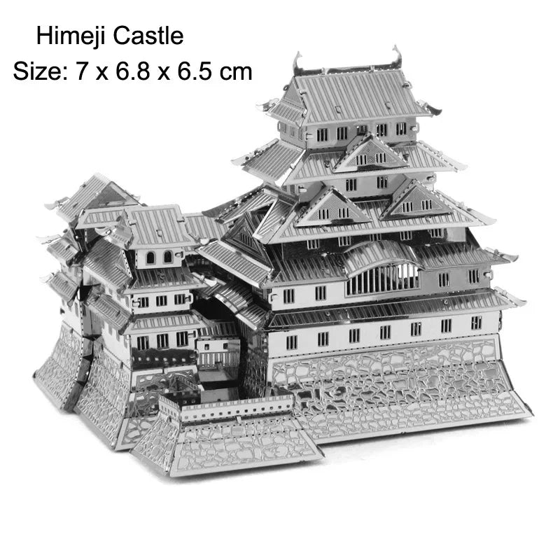 Puzzle 3D Métal - Monuments | Chateau Himeji