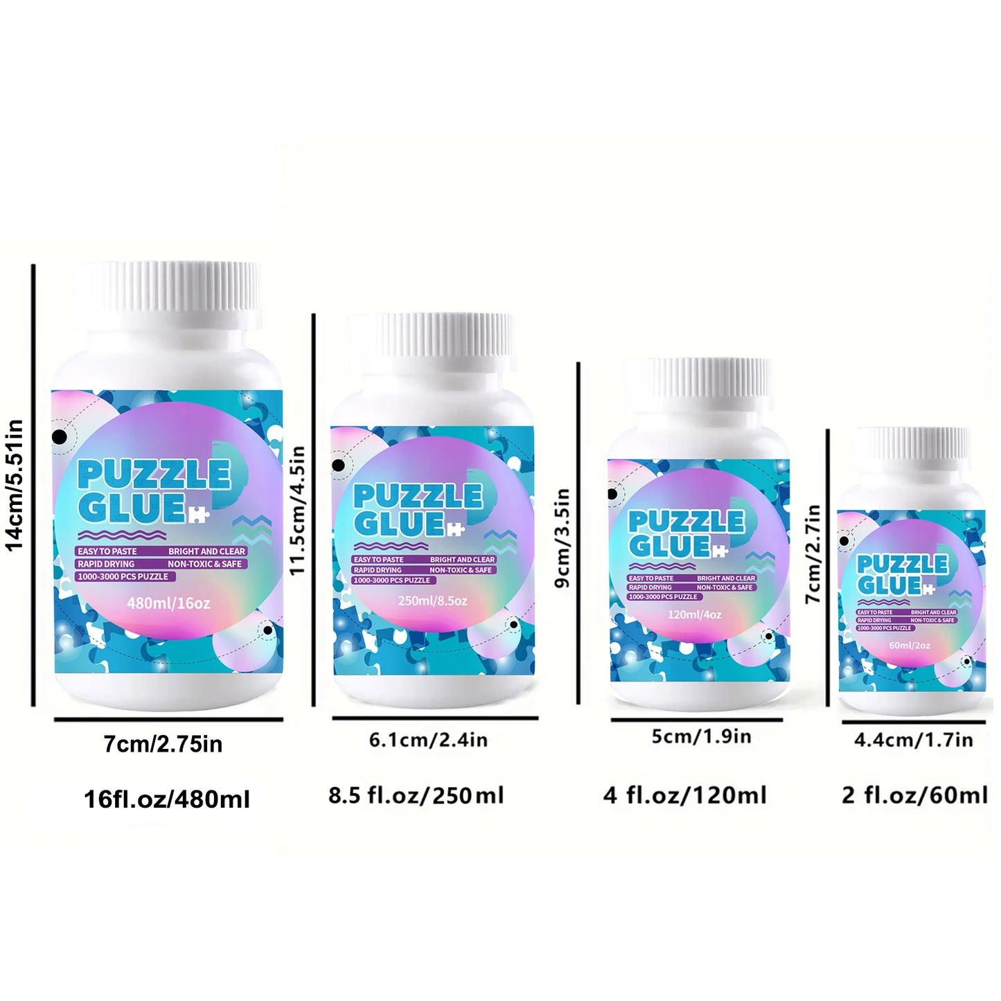 Colle pour puzzle avec applicateur