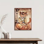 Mini Puzzle 1000 Pièces "Dapper Cat" - Le Chat Dandy au Café - Format Compact