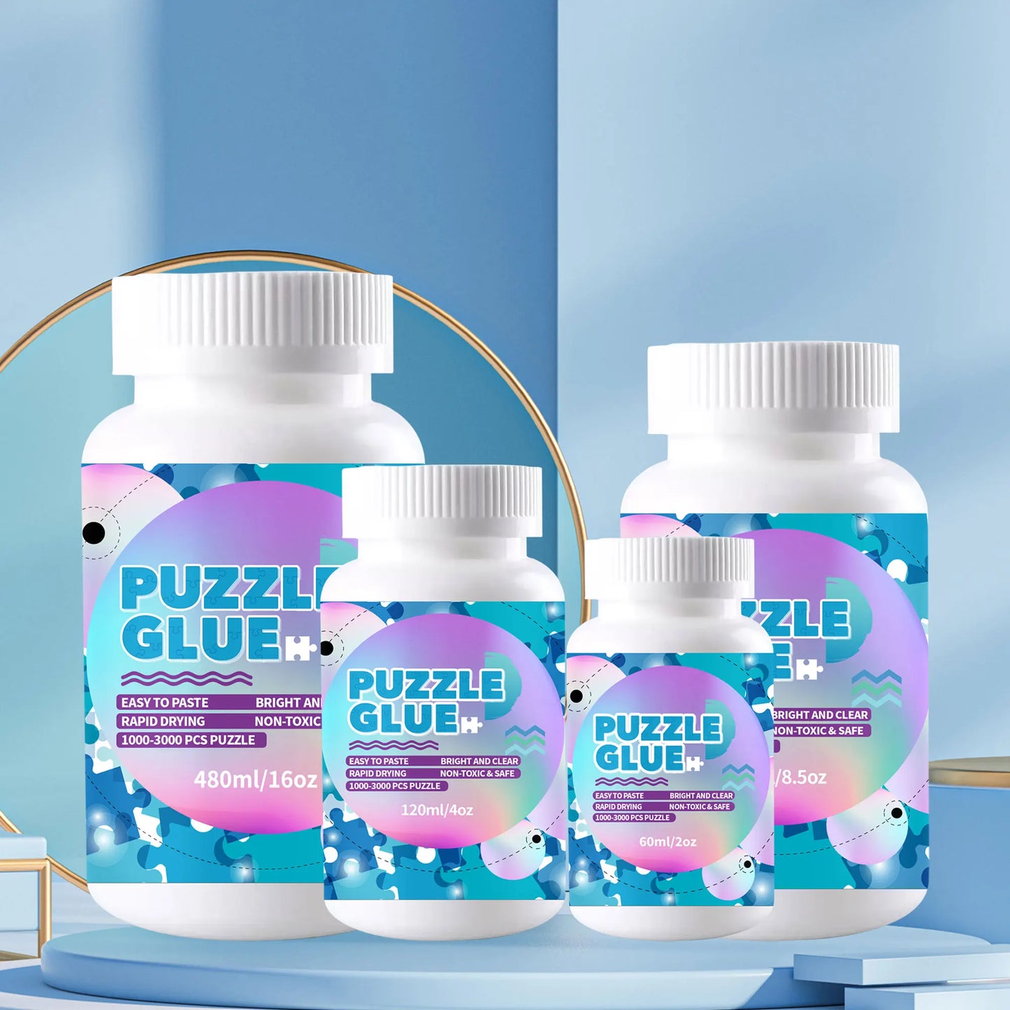 Colle pour puzzle avec applicateur