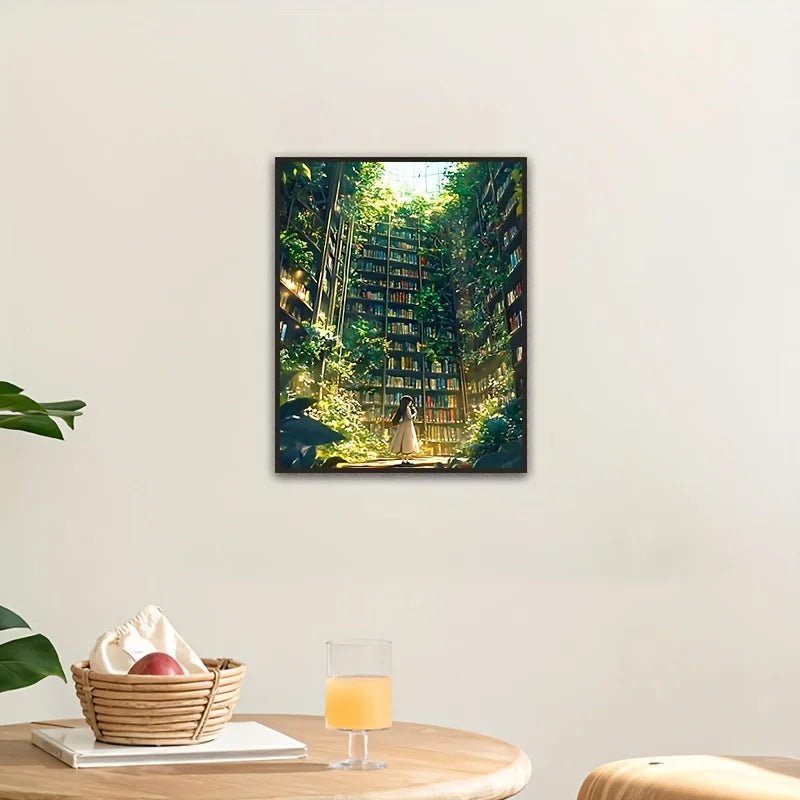 Puzzle Mini "Green Library" - Bibliothèque Végétale - 1000 Pièces