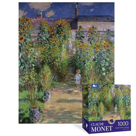 Puzzle Claude Monet - Le Jardin de Vétheuil - 1000 Pièces