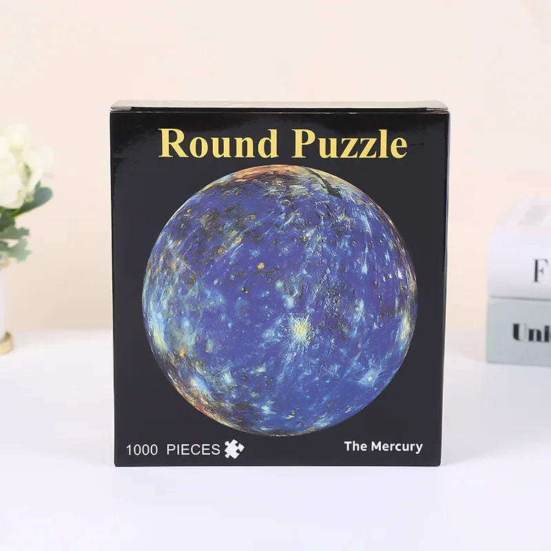 Puzzle 1000 Pièces - Mercure (Astronomie, Rond)