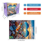 Puzzle 1000 Pièces - Amour à la plage (Paysage, Mer)