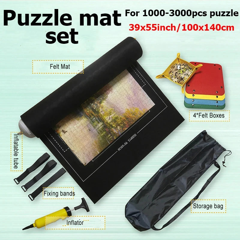 Tapis de puzzle 500 à 2000 pièces : Parking puzzle - Educa - Rue des Puzzles Tapis de puzzle 500 à 2000 pièces : Parking puzzle - Educa - Rue des Puzzles