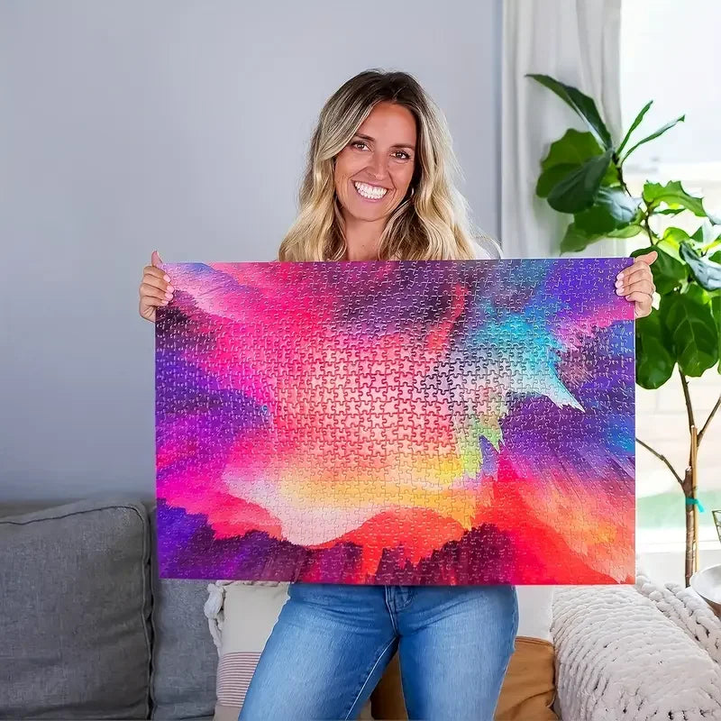 Feuilles de protection adhesives pour puzzle