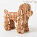 Puzzle 3D en bois - Animaux | Chien Caniche