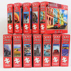 Puzzle 500 Pièces - Voitures colorées (Adulte, Paysage)