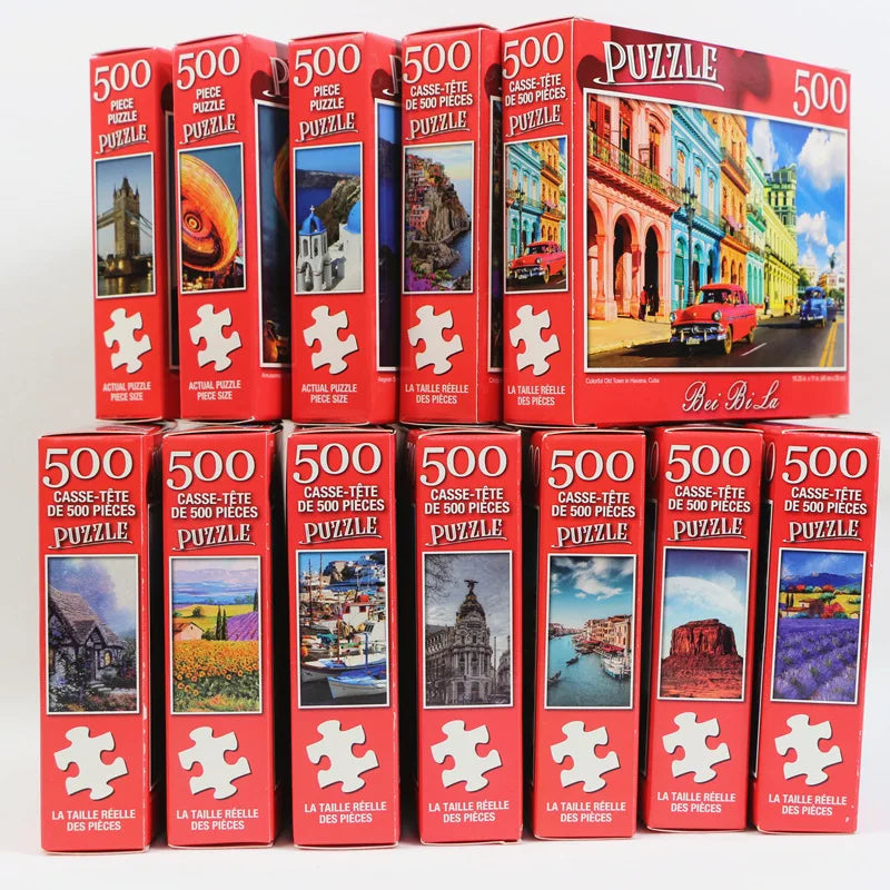 Puzzle 500 PIèces - Rue New Yorkaise (Art, Adulte)