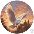 Puzzle en Bois - Chouette Harfang des Neiges (Art, Animaux)