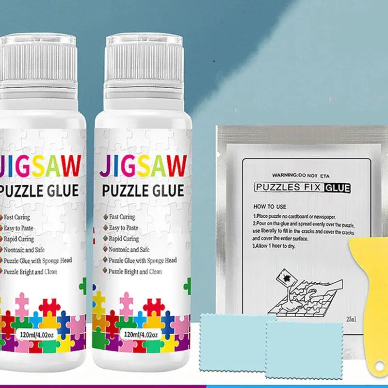 Colle pour Puzzle - Tenue continue et effet Brillant