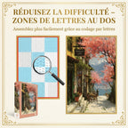 Puzzle Café Cerisier en Fleurs - Paysage Printanier - 1100 Pièces
