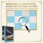 Puzzle Ciel Étoilé & Océan de Fleurs - Rêve Galactique - 1100 Pièces