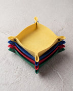 Set de plateaux de tri pour puzzle en feutre haute densité, design empilable et emboîtable pour organisation de l'espace de travail Slow Living.