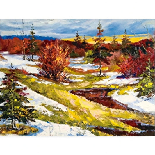 Mini Puzzle 1000 Pièces "Late Autumn" - Paysage d'Automne - Format Compact