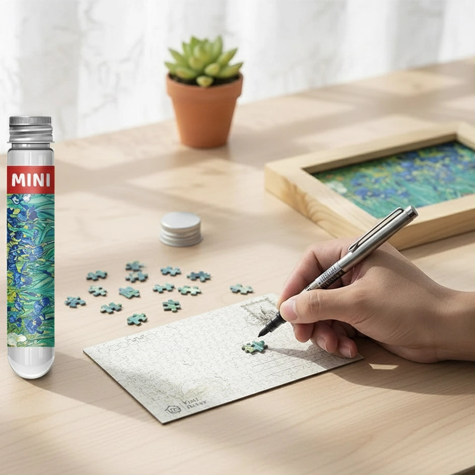 Mini Puzzle 150 Pièces - Iris, Van Gogh (Art, Adulte)