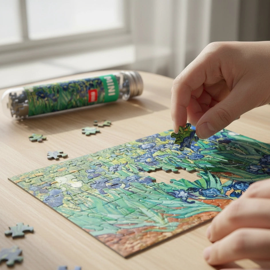 Mini Puzzle 150 Pièces - Iris, Van Gogh (Art, Adulte)