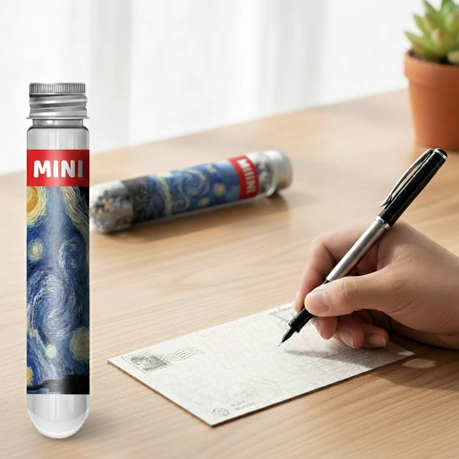 Mini Puzzle 150 Pièces - Nuit Étoilée, Van Gogh (Art, Adulte)