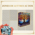 Puzzle Arbre de Vie - Vitrail Coloré - 1000 Pièces