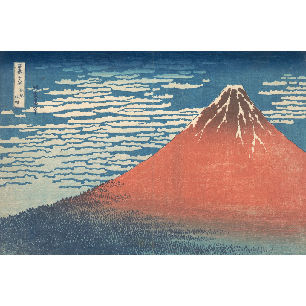 Fuji Rouge - Katsushika Hokusai