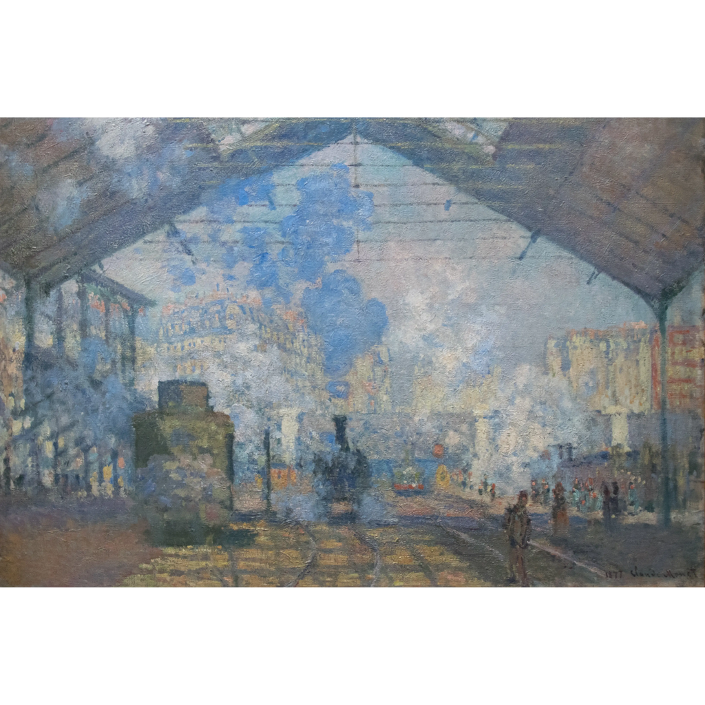 La gare Saint-Lazare - Claude Monet