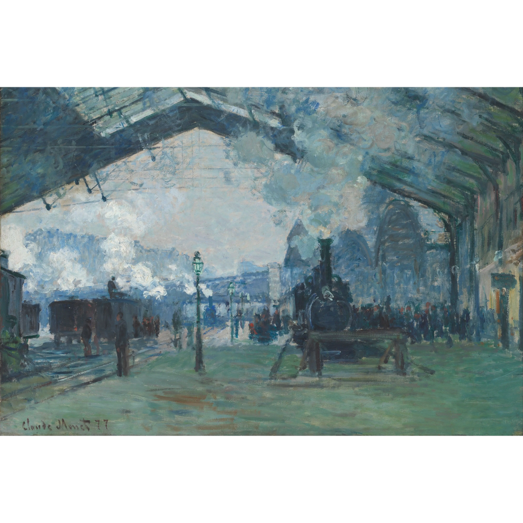 Arrivée du train de Normandie, Gare Saint-Lazare - Claude Monet